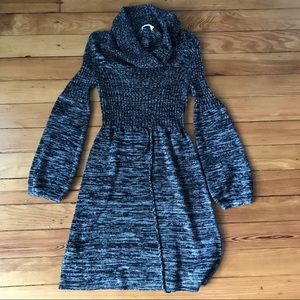 Mid-length knit dress